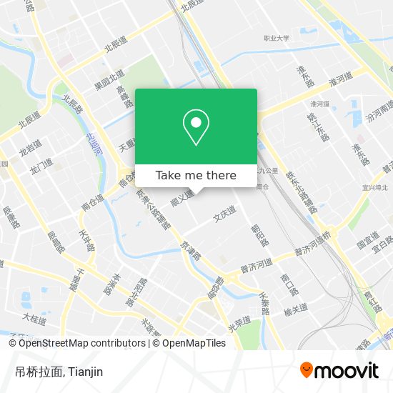 吊桥拉面 map