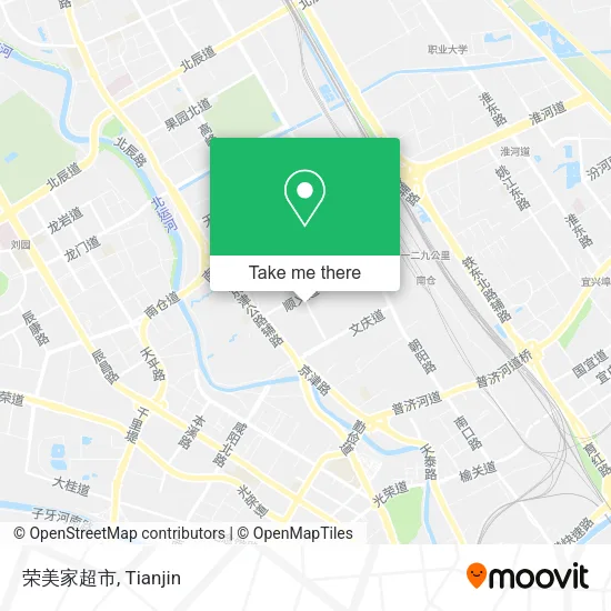 荣美家超市 map