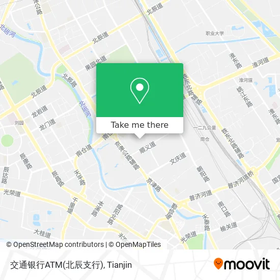 交通银行ATM(北辰支行) map