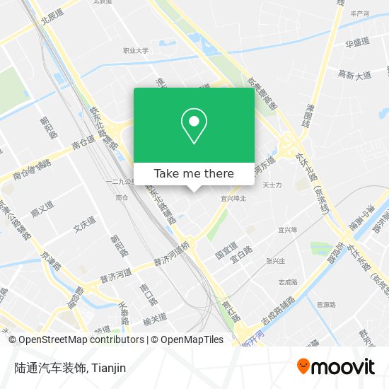 陆通汽车装饰 map