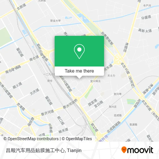 昌顺汽车用品贴膜施工中心 map