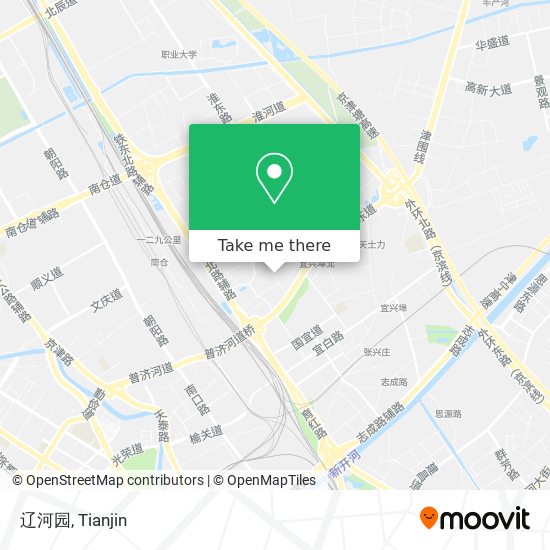 辽河园 map