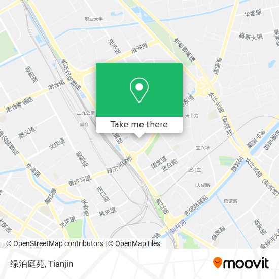 绿泊庭苑 map