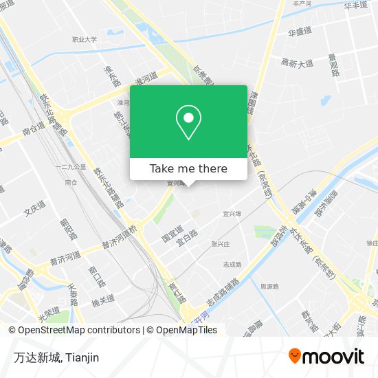 万达新城 map