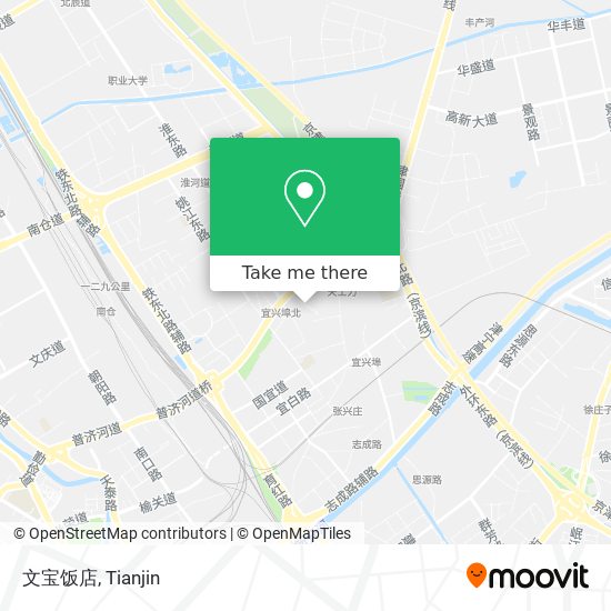 文宝饭店 map