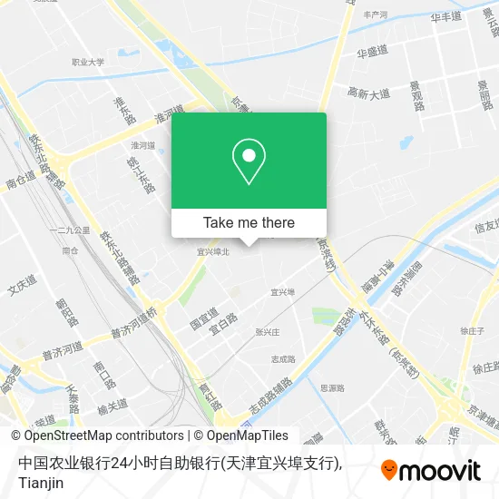 中国农业银行24小时自助银行(天津宜兴埠支行) map