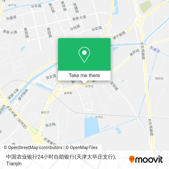 中国农业银行24小时自助银行(天津大毕庄支行) map