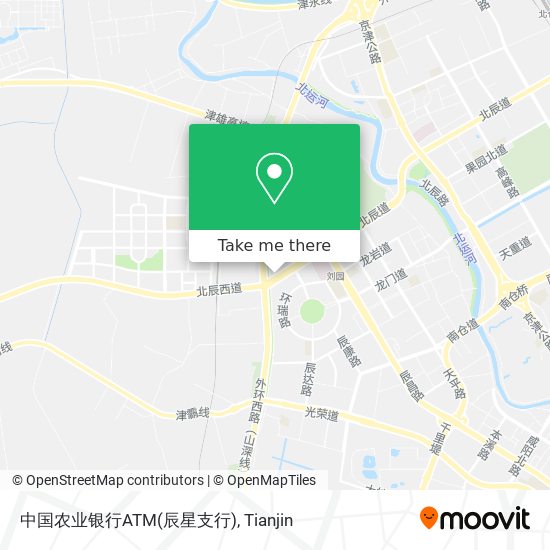 中国农业银行ATM(辰星支行) map