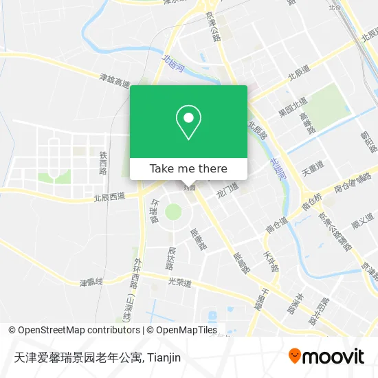 天津爱馨瑞景园老年公寓 map