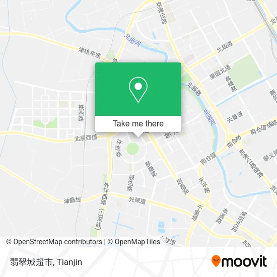 翡翠城超市 map