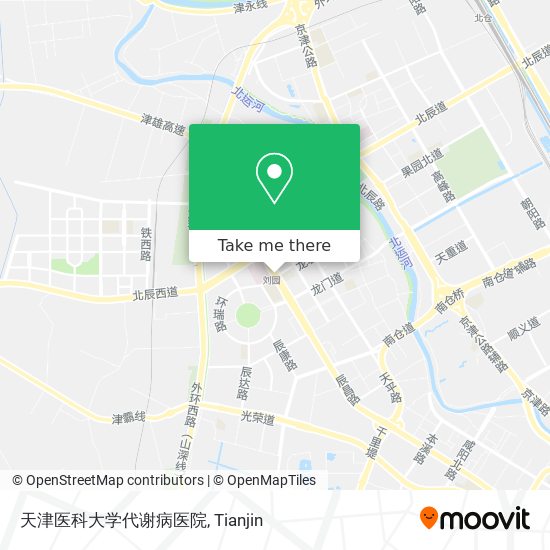 天津医科大学代谢病医院 map