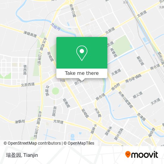 瑞盈园 map