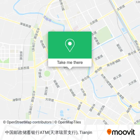 中国邮政储蓄银行ATM(天津瑞景支行) map