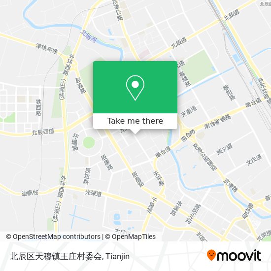 北辰区天穆镇王庄村委会 map