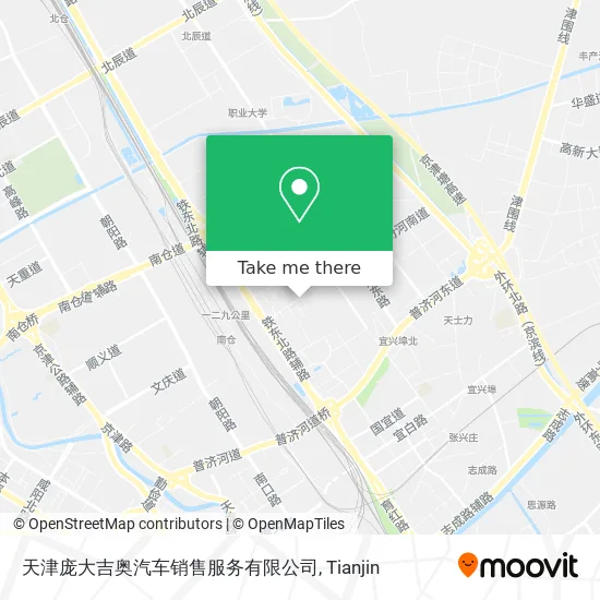 天津庞大吉奥汽车销售服务有限公司 map