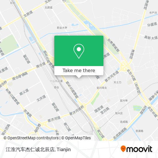 江淮汽车杰仁诚北辰店 map
