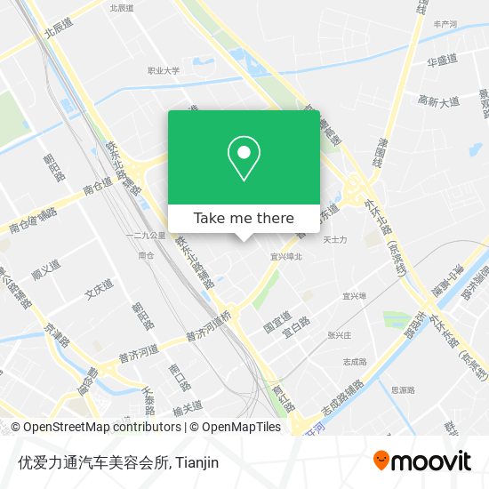 优爱力通汽车美容会所 map