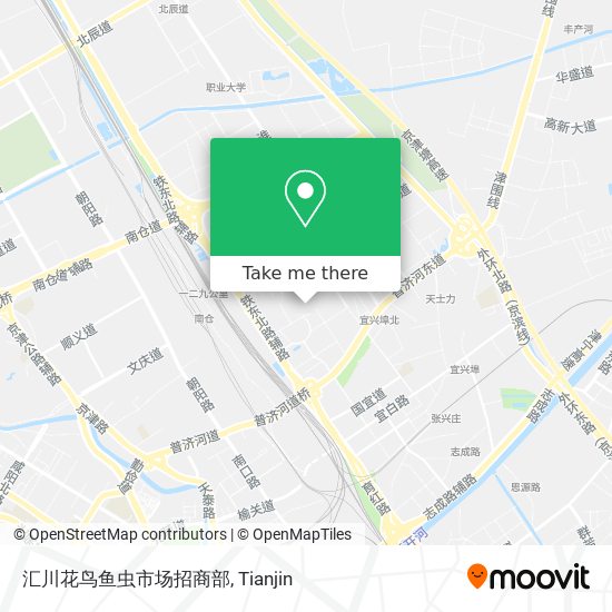 汇川花鸟鱼虫市场招商部 map