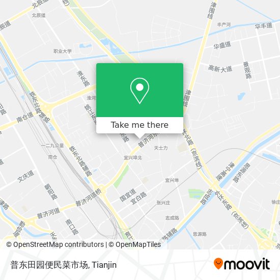 普东田园便民菜市场 map