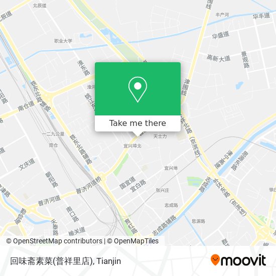 回味斋素菜(普祥里店) map