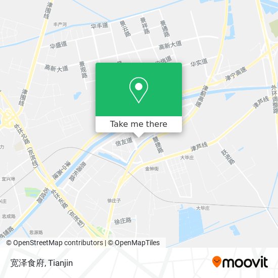 宽泽食府 map
