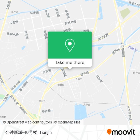 金钟新城-40号楼 map