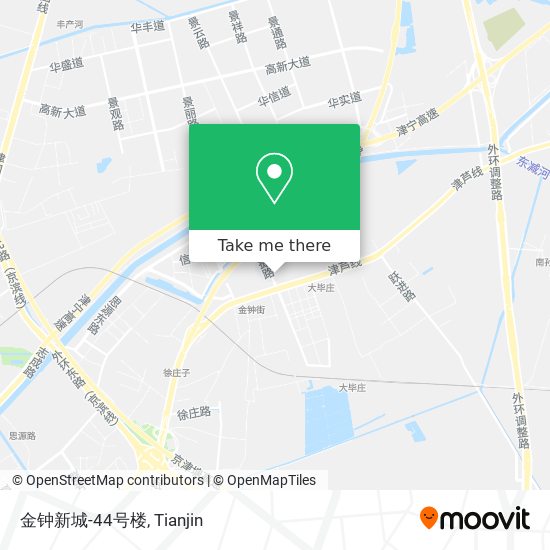 金钟新城-44号楼 map