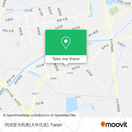 同润堂大药房(大毕庄店) map