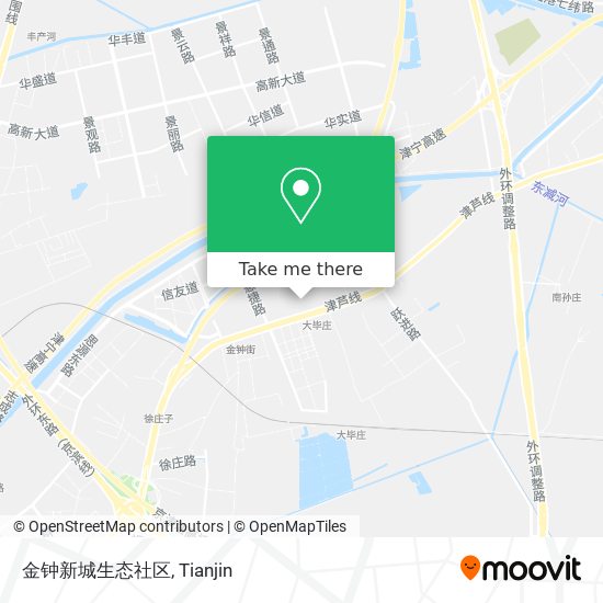 金钟新城生态社区 map