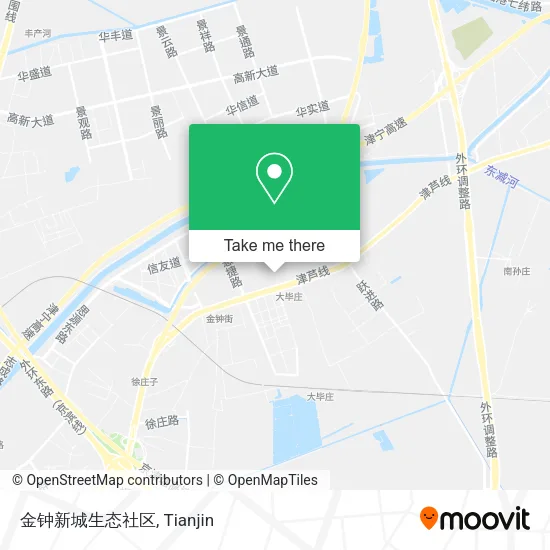 金钟新城生态社区 map