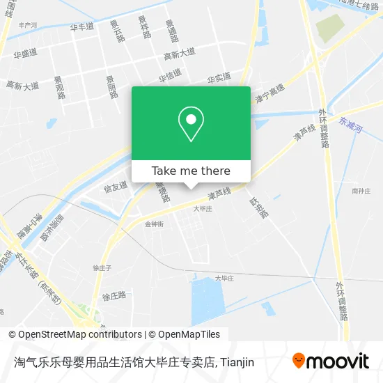 淘气乐乐母婴用品生活馆大毕庄专卖店 map