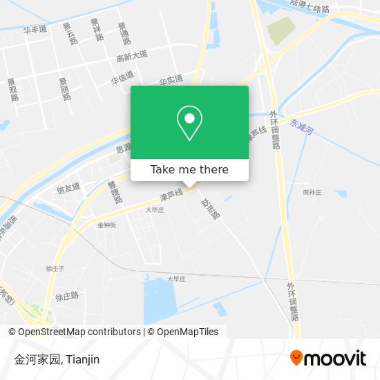 金河家园 map
