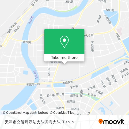 天津市交管局汉沽支队滨海大队 map