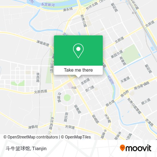 斗牛篮球馆 map