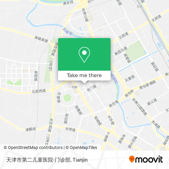天津市第二儿童医院-门诊部 map