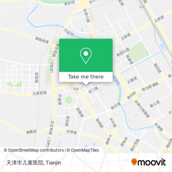 天津市儿童医院 map