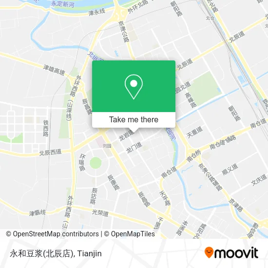 永和豆浆(北辰店) map