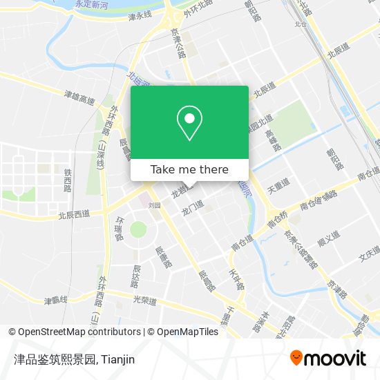 津品鉴筑熙景园 map