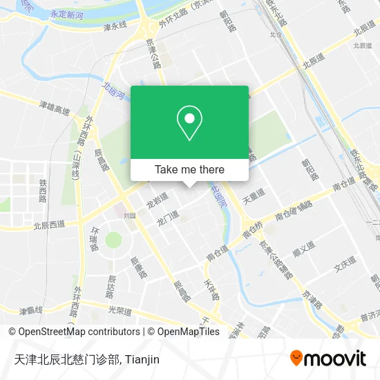 天津北辰北慈门诊部 map