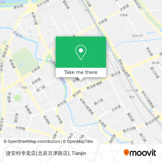 捷安特专卖店(北辰京津路店) map
