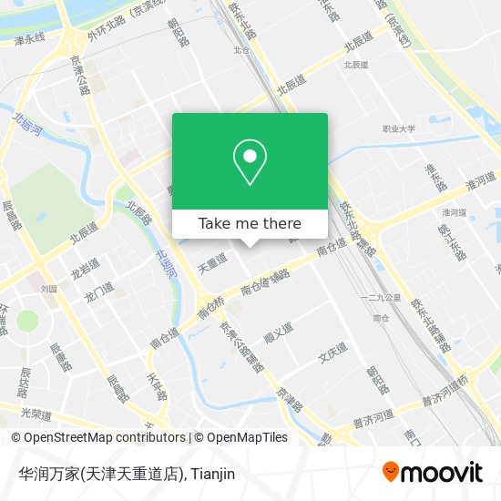 华润万家(天津天重道店) map