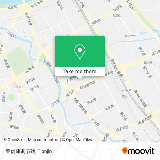 亚健康调节馆 map
