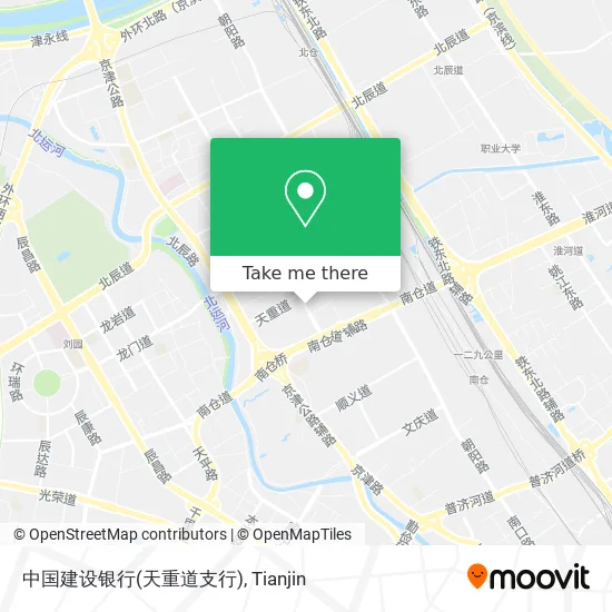 中国建设银行(天重道支行) map