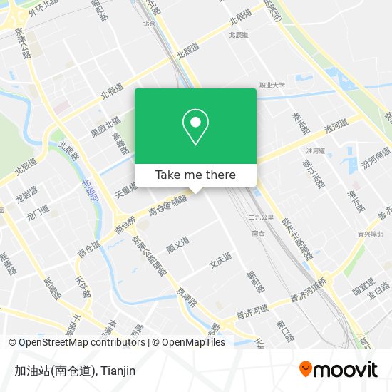 加油站(南仓道) map