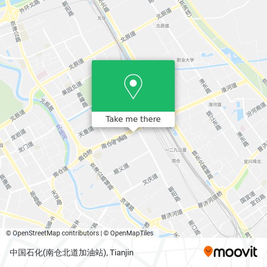 中国石化(南仓北道加油站) map