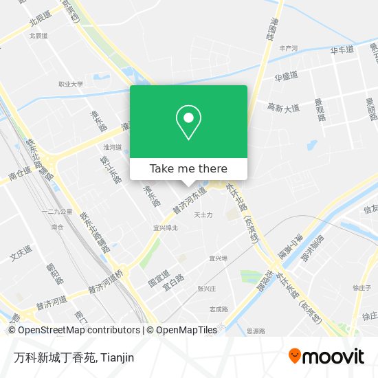 万科新城丁香苑 map