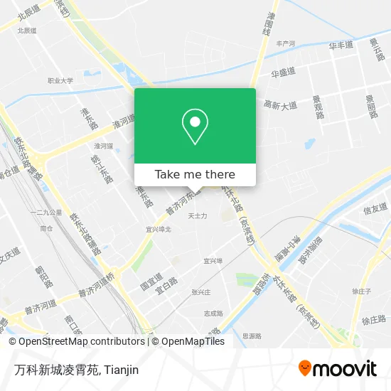 万科新城凌霄苑 map