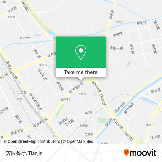 芳园餐厅 map