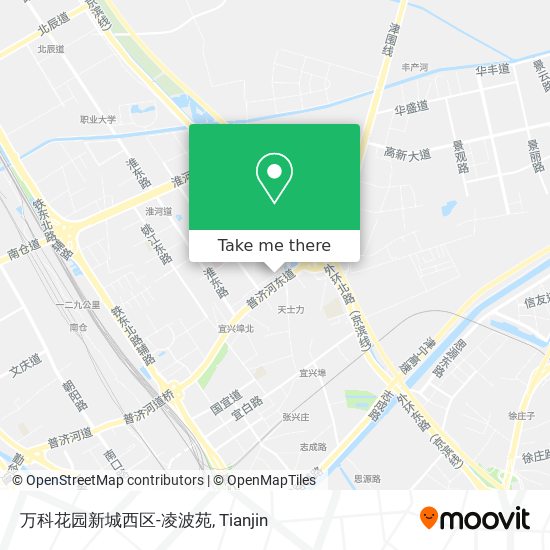 万科花园新城西区-凌波苑 map