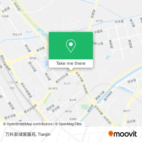 万科新城紫藤苑 map